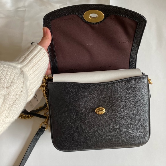 NWT Coach Cassie Crossbody 19 in Black - Picture 7 of 12